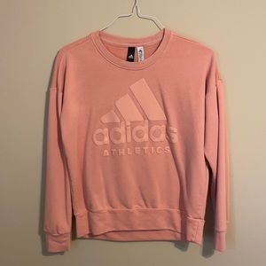Adidas hoodies, Medium, pink/peach,